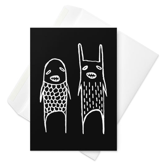 Monster Greeting Card