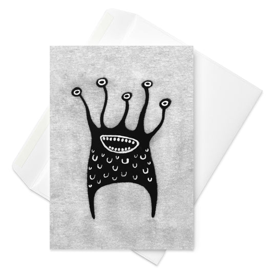 Monster Greeting Card