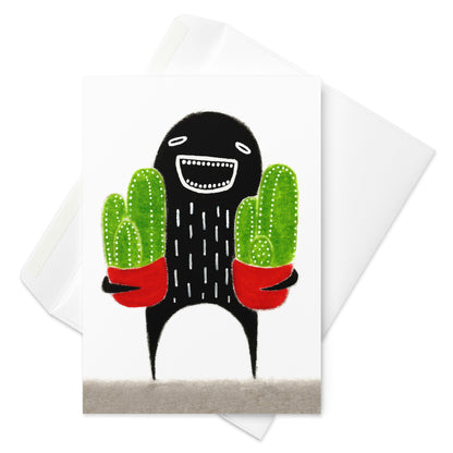 Plant Monster Greeting Card