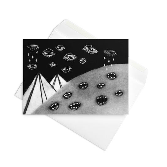 Strange Night Greeting Card