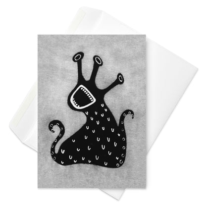 Monster Greeting Card
