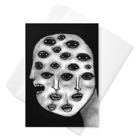 Eyeball Monster Greeting Card