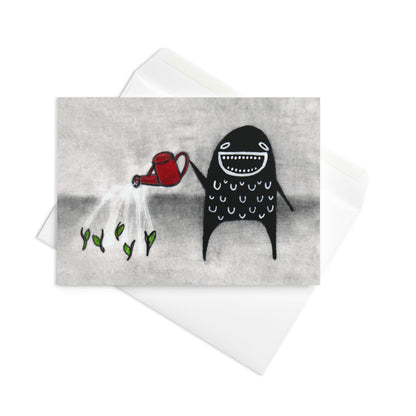 Plant Monster Greeting Card