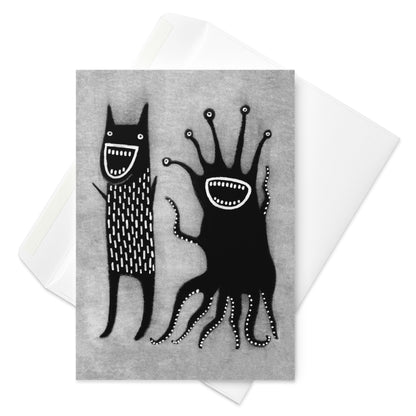 Monster Greeting Card