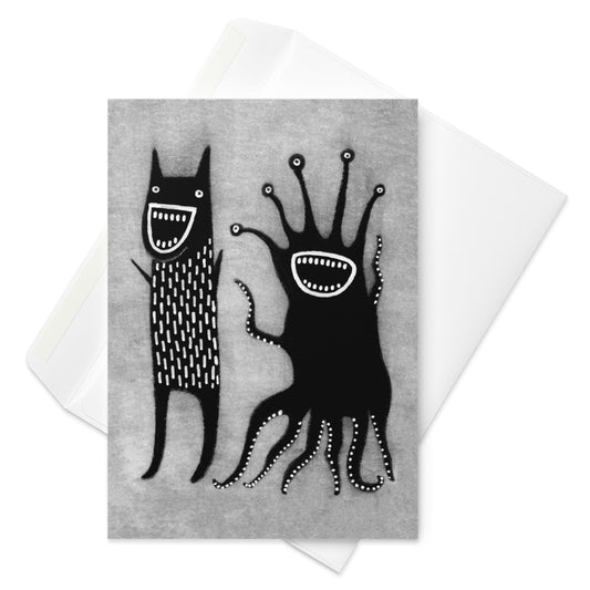 Monster Greeting Card
