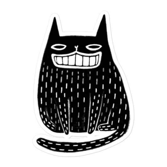 Black Cat Sticker