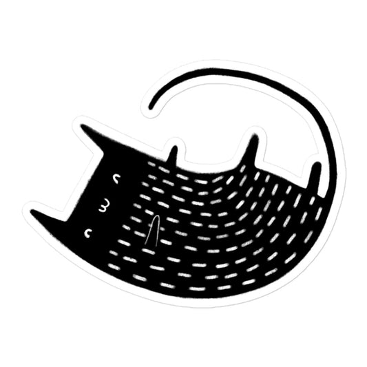 Black Cat Sticker