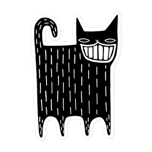 Black Cat Sticker