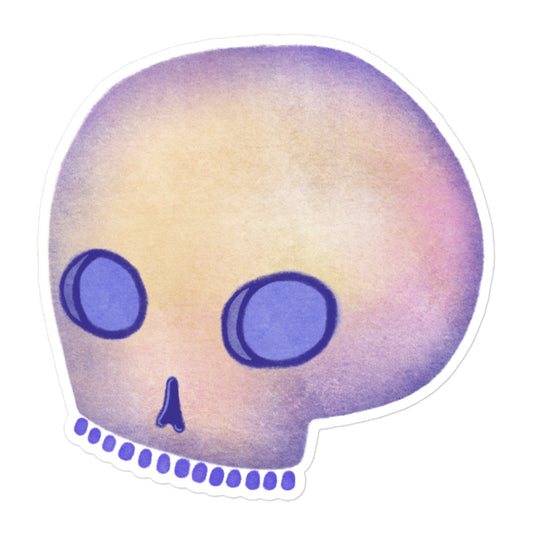 Pastel Skull Sticker