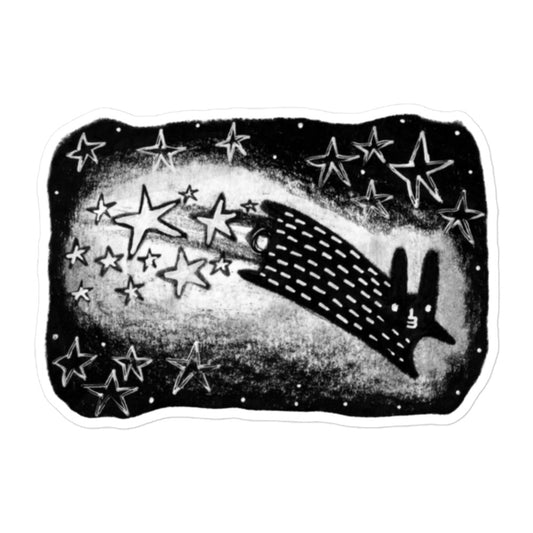 Space Bunny Sticker