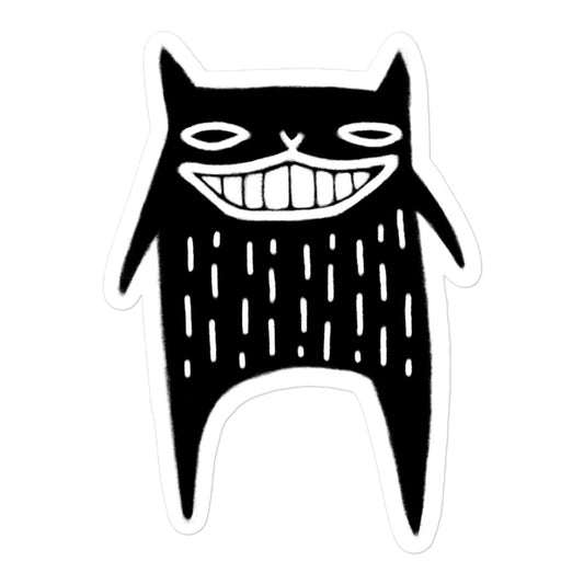Black Cat Sticker