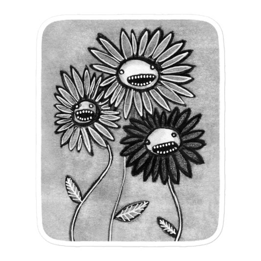 Flower Monster Sticker