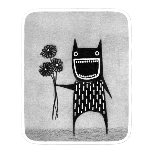 Flower Monster Sticker