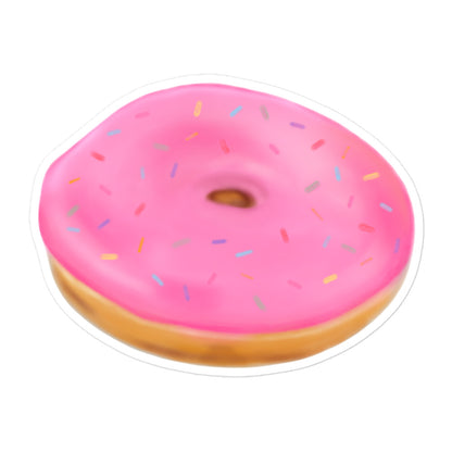 Pink Donut Sticker