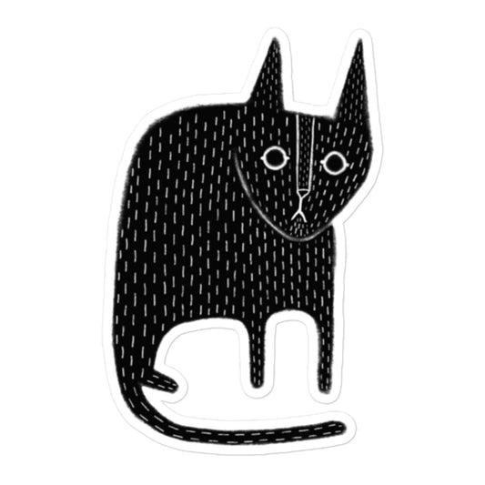 Black Cat Sticker