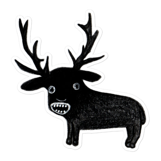 Weird Deer Sticker