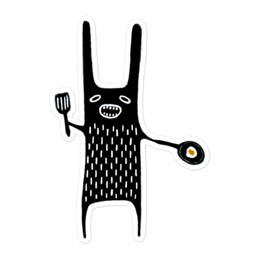 Breakfast Monster Sticker