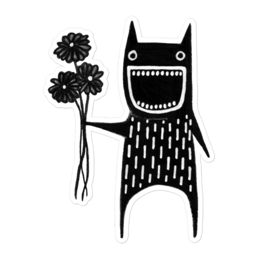 Flower Monster Sticker
