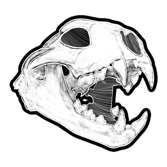Cat Skull Sticker