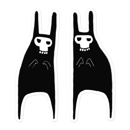 Skull Rabbit Stickers