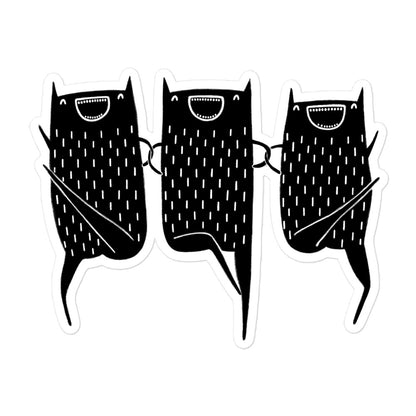 Cancan Monster Sticker