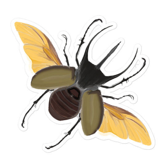 Rhinocerous Beetle Sticker