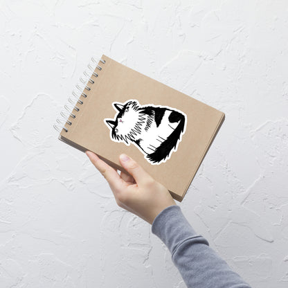 Tuxedo Cat Sticker