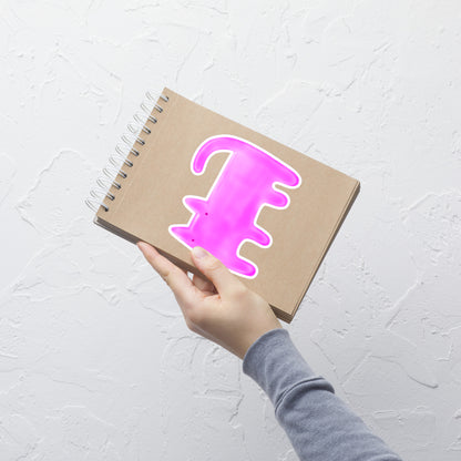 Pink Cat Sticker