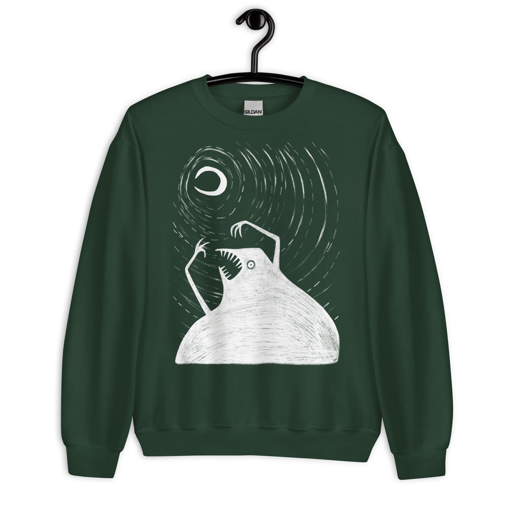 Moon Monster Sweatshirt – Julie FitzGerald Art