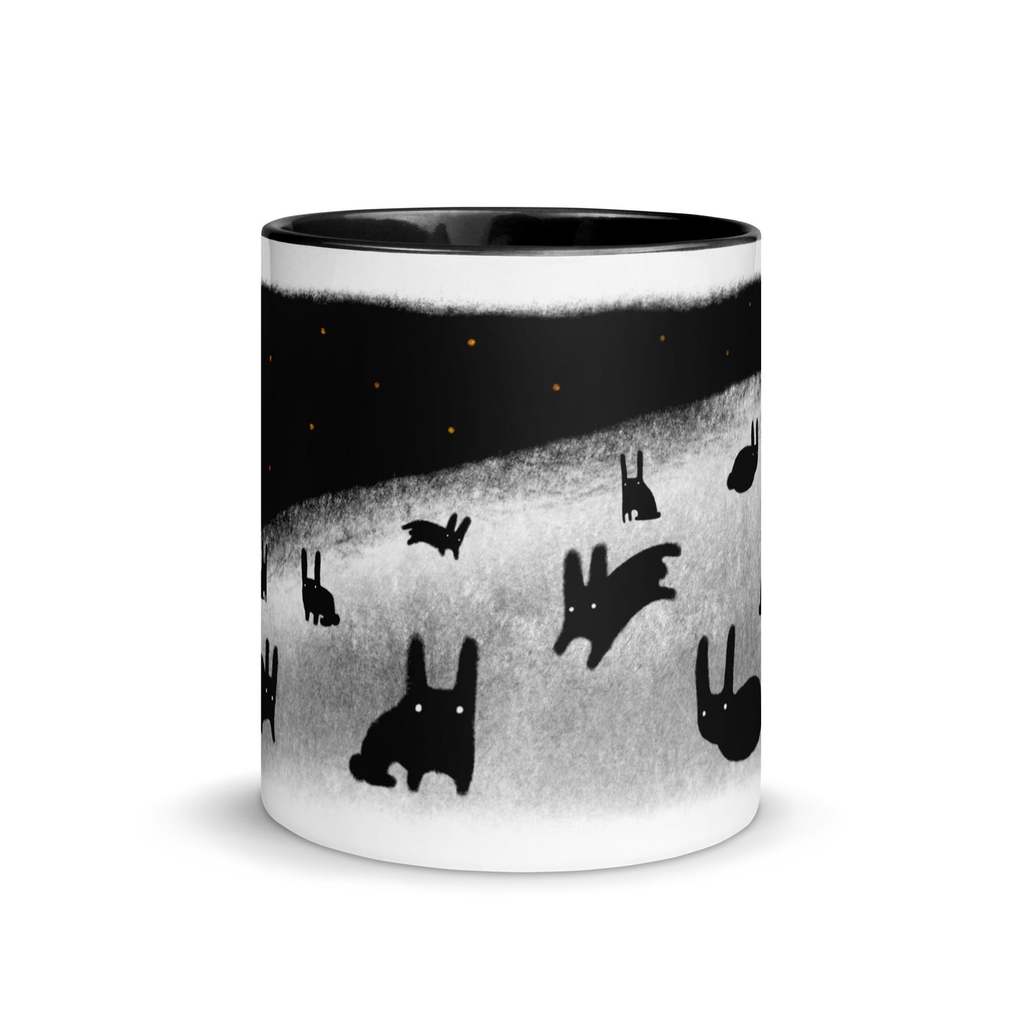 Black Rabbit Mug