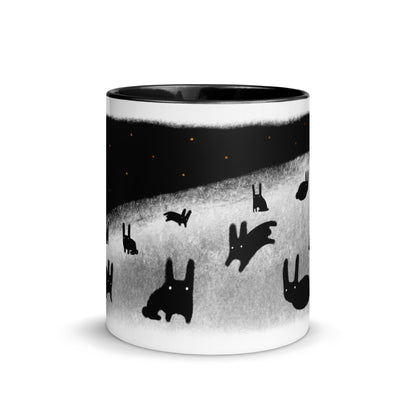 Black Rabbit Mug