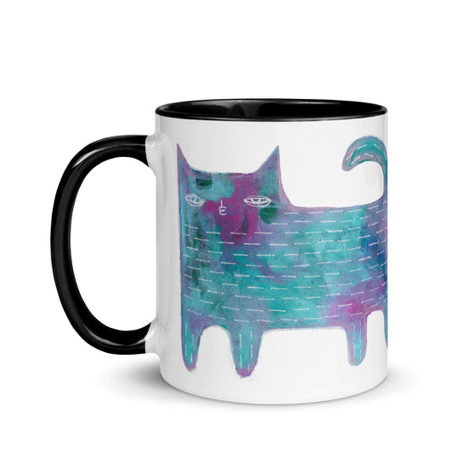 Blue Cat Mug