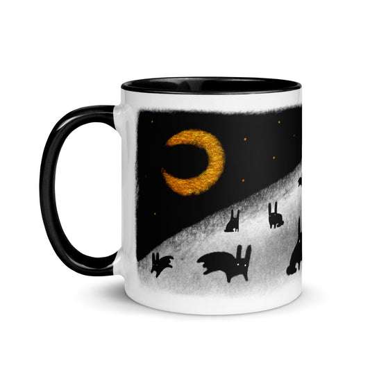 Black Rabbit Mug