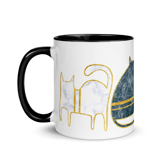 Art Deco Cats Mug