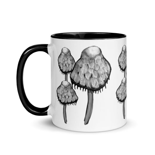Shaggy Mane Mushroom Mug
