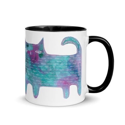 Blue Cat Mug