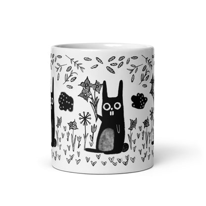 Garden Rabbit Mug