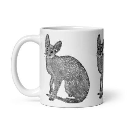 Cornish Rex Cat Mug